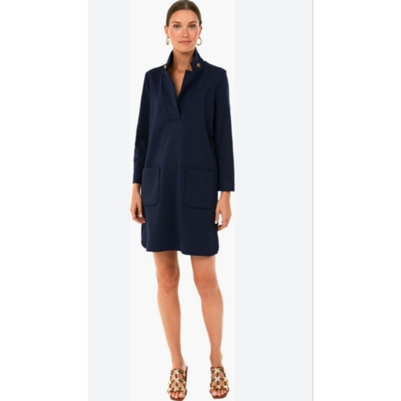 Tuckernuck Navy Blue Pointe Emerson Dress Size XS NWOT - Picture 1 of 9